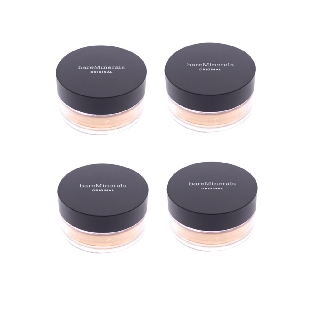 BareMinerals Original Loose Powder Mineral Foundation SPF 15, Set of 4